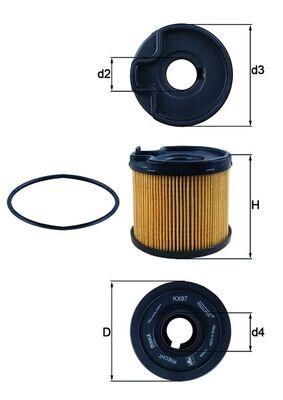 KNECHT KX 87D Číslo výrobce: 78559668. EAN: 4009026205228.