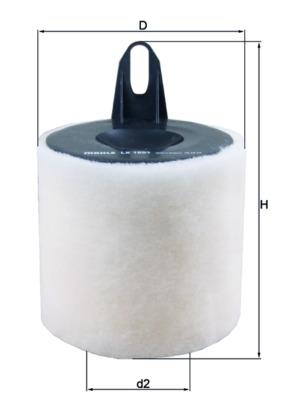 KNECHT LX 1651 Číslo výrobce: 76830814. EAN: 4009026503447.