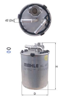 KNECHT KL 497D Číslo výrobce: 70341698. EAN: 4009026509869.
