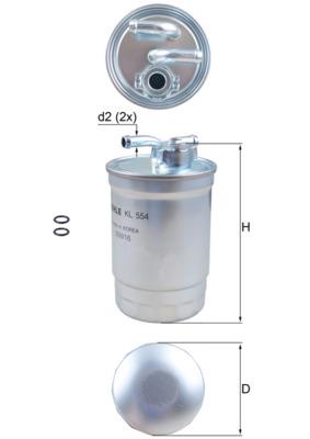 KNECHT KL 554D Číslo výrobce: 70351679. EAN: 4009026511190.