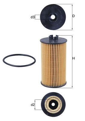 KNECHT OX 401D Číslo výrobce: 70360320. EAN: 4009026601211.