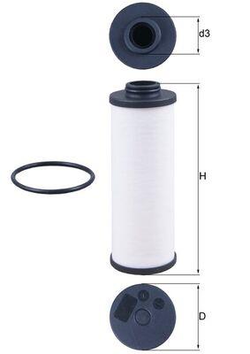 KNECHT HX 186D Číslo výrobce: 72469183. EAN: 4057635005791.