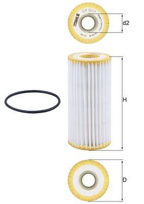 KNECHT OX 1217D Číslo výrobce: 72482245. EAN: 4057635010634.