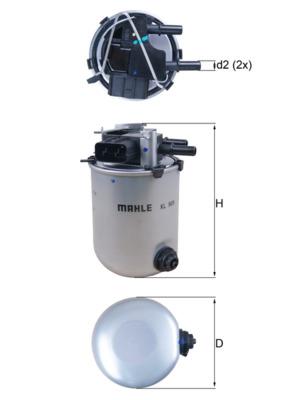 KNECHT KL 909 Číslo výrobce: 72399384. EAN: 4009026955147.