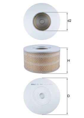 KNECHT LX 1641 Číslo výrobce: 70532809. EAN: 4009026786840.