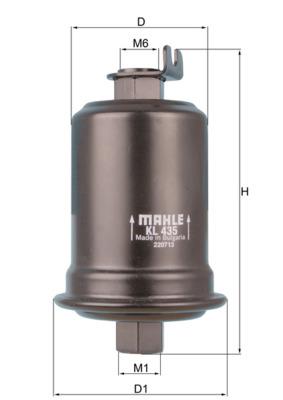 KNECHT KL 435 Číslo výrobce: 76693055. EAN: 4009026501764.