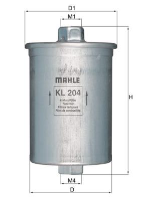 KNECHT KL 204 Číslo výrobce: 78434482. EAN: 4009026102909.
