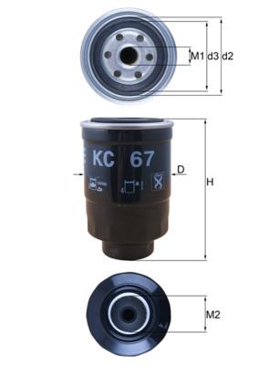 KNECHT KC 67 Číslo výrobce: 78716110. EAN: 4009026026854.