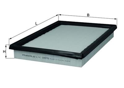 KNECHT LX 3475 Číslo výrobce: 72556503. EAN: 4009026894767.