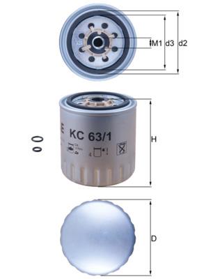 KNECHT KC 63/1D Číslo výrobce: 78486045. EAN: 4009026108468.