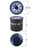 KNECHT OC 1183 - Olejový filter