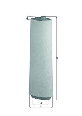 KNECHT LX 818 Číslo výrobce: 76664593. EAN: 4009026409695.