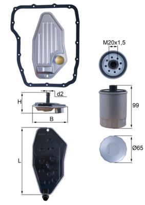 KNECHT HX 276 KIT Číslo výrobce: 72552655. EAN: 4057635220545.