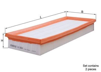 KNECHT LX 804/S Číslo výrobce: 72555133. EAN: 4009026404461.