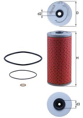 KNECHT OX 92D Číslo výrobce: 72561826. EAN: 4009026007150.