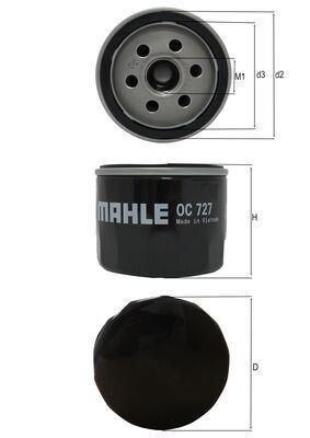 KNECHT OC 727 Číslo výrobce: 72578318. EAN: 4009026934081.