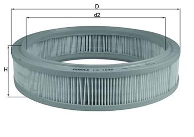 KNECHT LX 1638 Číslo výrobce: 76825913. EAN: 4009026502815.