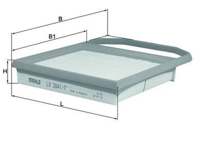 KNECHT LX 2841/7 Číslo výrobce: 72348262. EAN: 4009026932483.