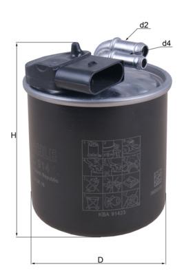 KNECHT KL 914 Číslo výrobce: 72352815. EAN: 4009026933602.