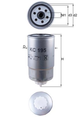 KNECHT KC 195 Číslo výrobce: 76831473. EAN: 4009026503836.