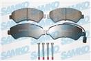 SAMKO 5SP1288 - Sada brzdových platničiek, vždy 4 kusy v sade