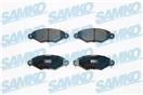 SAMKO 5SP708 - Sada brzdových platničiek, vždy 4 kusy v sade