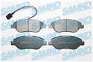 SAMKO 5SP765 - Sada brzdových platničiek, vždy 4 kusy v sade