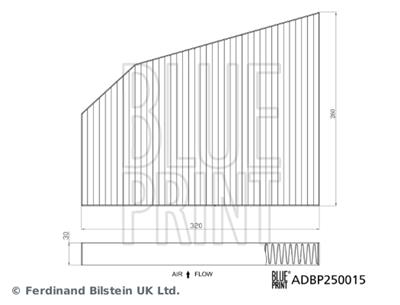 BLUE PRINT ADBP250015 EAN: 5057746190323.
