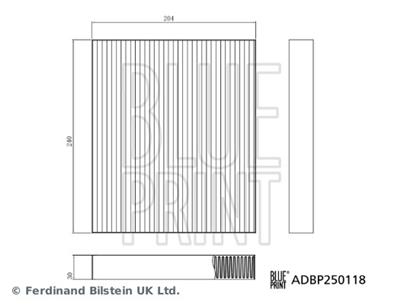 BLUE PRINT ADBP250118 EAN: 5057746478711.