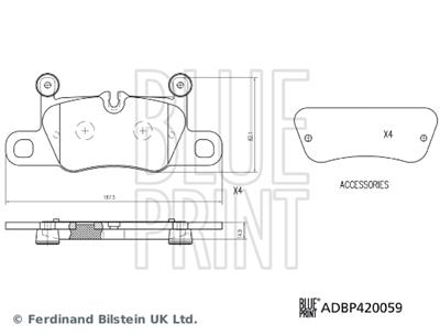 BLUE PRINT ADBP420059 Číslo výrobce: D1919-8531. EAN: 5057746268107.