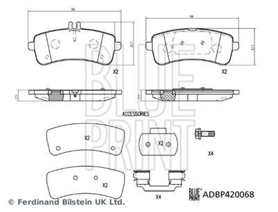 BLUE PRINT ADBP420068 Číslo výrobce: D1907-9136. EAN: 5057746287726.