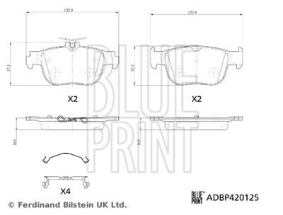 BLUE PRINT ADBP420125 Číslo výrobce: 26303. EAN: 5057746388966.