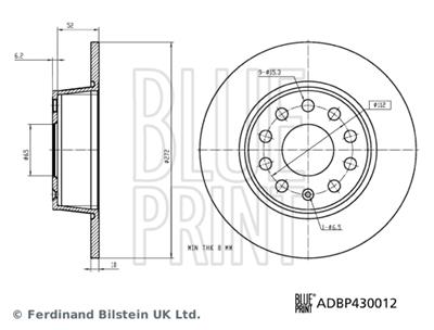 BLUE PRINT ADBP430012 EAN: 5057746197735.