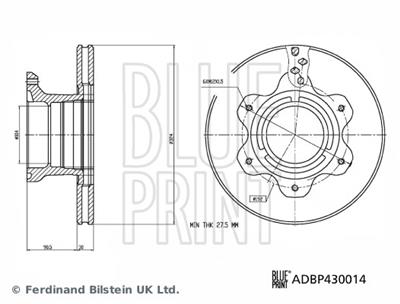 BLUE PRINT ADBP430014 EAN: 5057746197759.