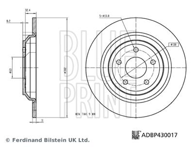 BLUE PRINT ADBP430017 EAN: 5057746197780.