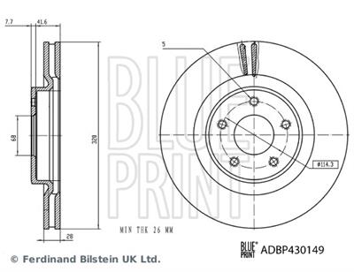 BLUE PRINT ADBP430149