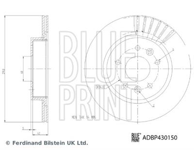 BLUE PRINT ADBP430150 EAN: 5057746362584.