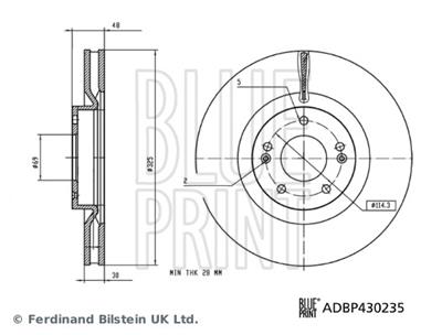 BLUE PRINT ADBP430235