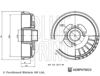 BLUE PRINT ADBP470023 EAN: 5057746313890.