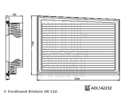 BLUE PRINT ADL142232 EAN: 5050063273953.