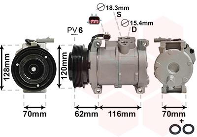 VAN WEZEL 0700K109 EAN: 5410909430740.