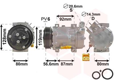 VAN WEZEL 0900K238 EAN: 5410909345747.