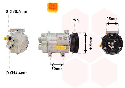 VAN WEZEL 0900K253 EAN: 5410909410391.