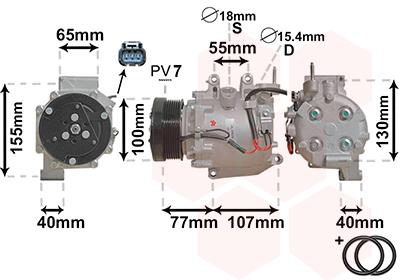 VAN WEZEL 2500K232 EAN: 5410909429140.