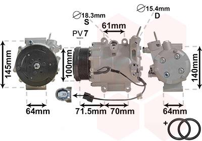 VAN WEZEL 2500K235 EAN: 5410909430870.