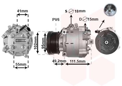 VAN WEZEL 3201K701 EAN: 5410909690113.