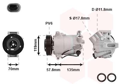 VAN WEZEL 3700K496 EAN: 5410909431099.