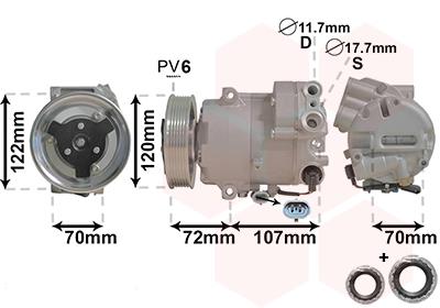 VAN WEZEL 3700K595 EAN: 5410909501136.