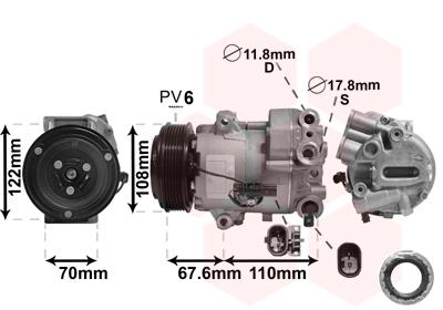 VAN WEZEL 3700K605 EAN: 5410909578060.
