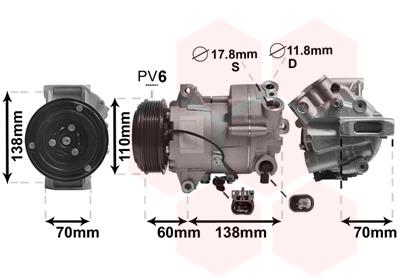 VAN WEZEL 3700K607 EAN: 5410909578084.